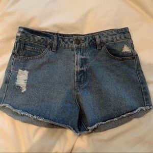 Refuge high waisted jean shorts